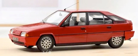 Citroen BX 16 TRS 1983 rojo Norev